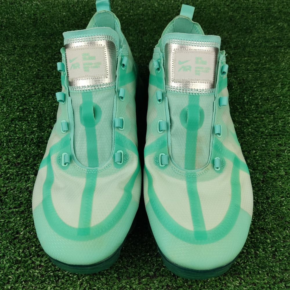 Nike Sneakers Mens 12 Teal VaporMax 2019 Running Shoes AR6631-300 Flat Air Unit - Picture 2 of 8